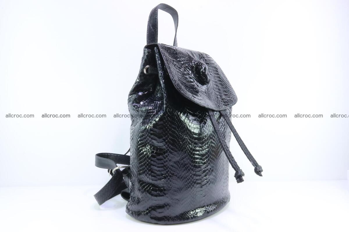 Cobra skin backpack with head of cobra 417 Foto 1