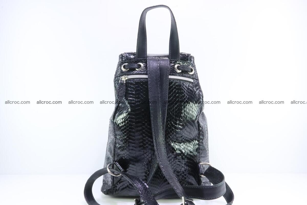 Cobra skin backpack with head of cobra 417 Foto 3