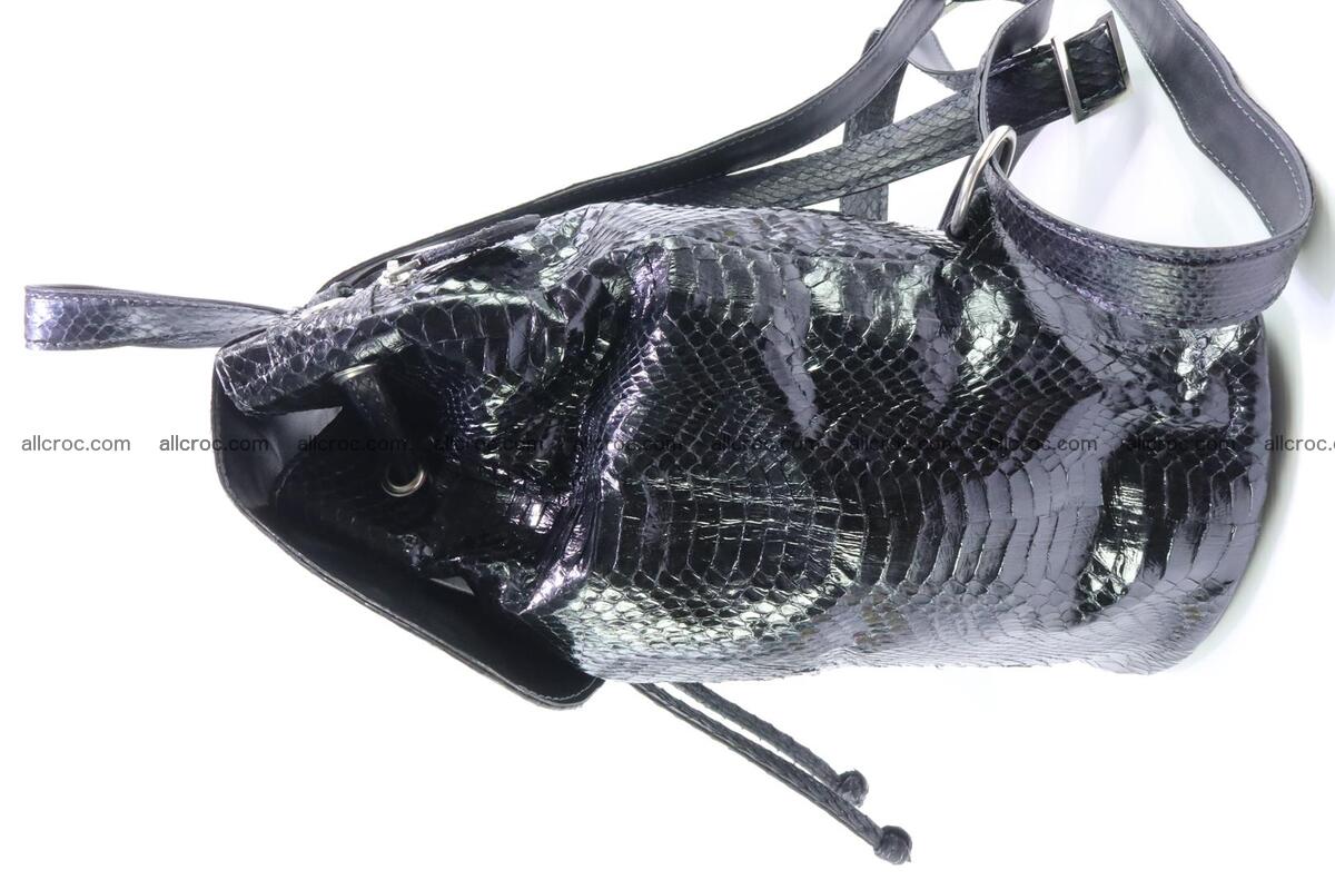 Cobra skin backpack with head of cobra 417 Foto 4