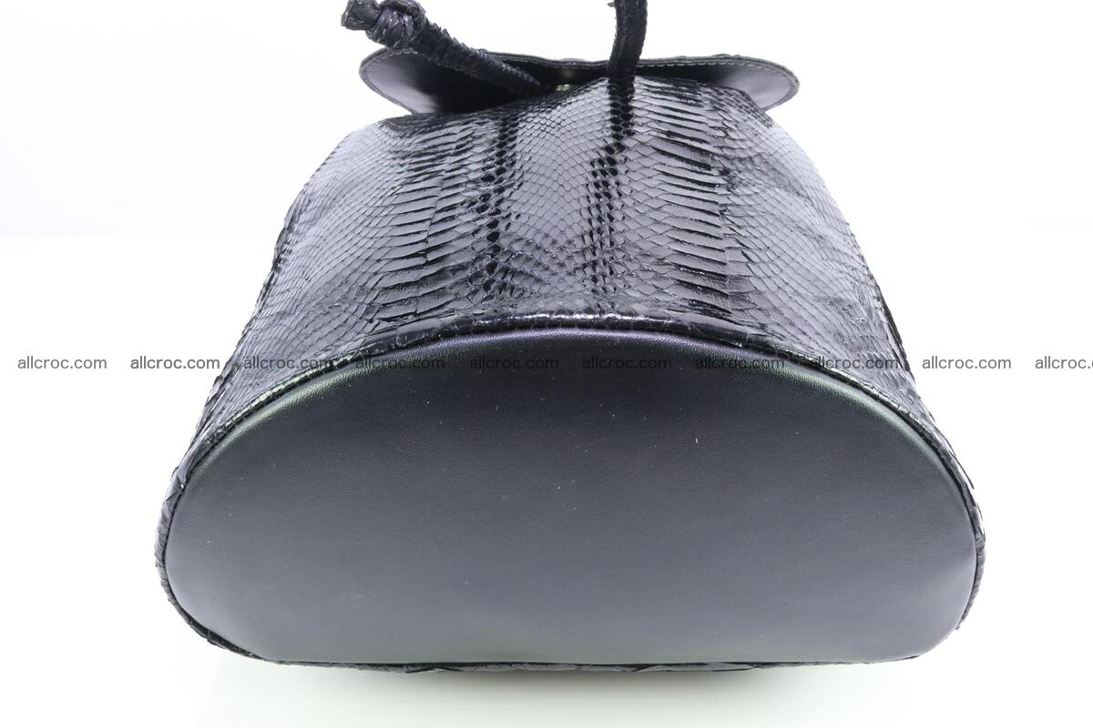 Cobra skin backpack with head of cobra 417 Foto 8