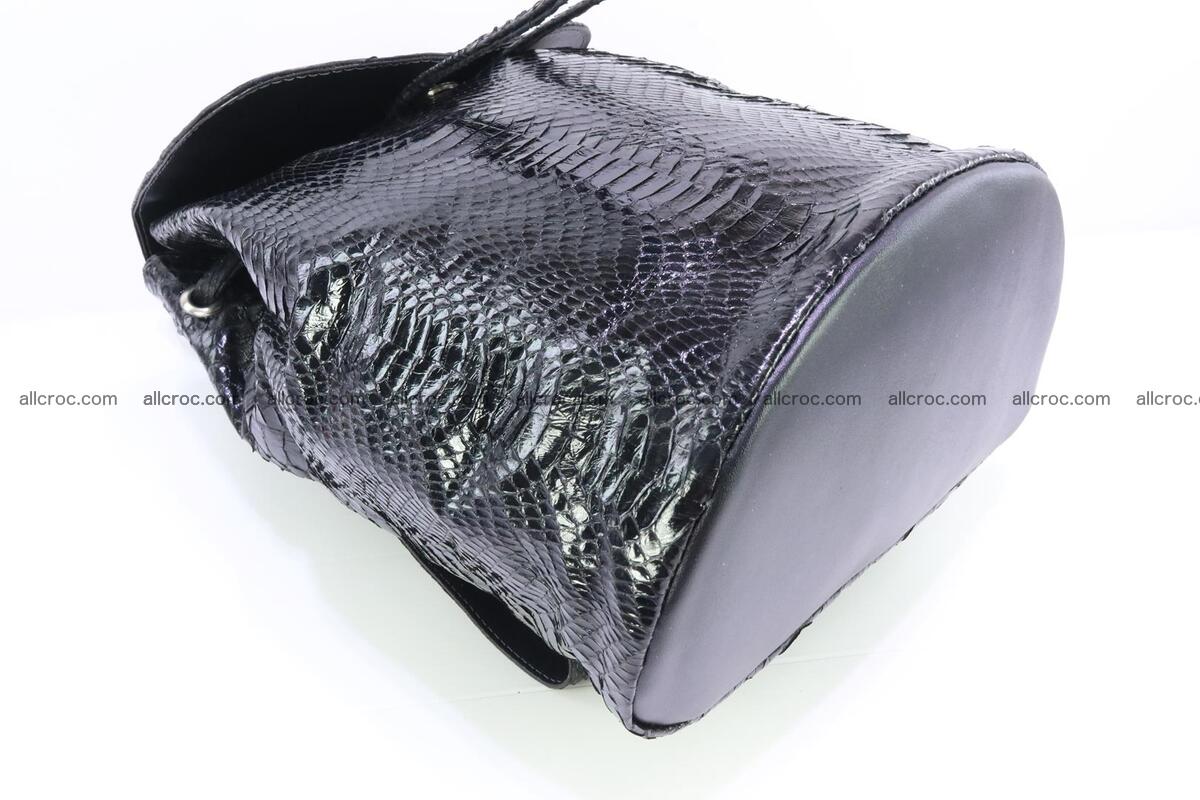 Cobra skin backpack with head of cobra 417 Foto 9