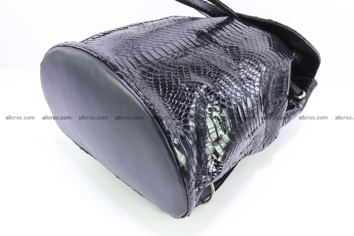 Cobra skin backpack with head of cobra 417 Foto 10