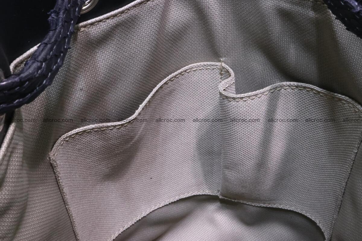 Cobra skin backpack with head of cobra 417 Foto 13