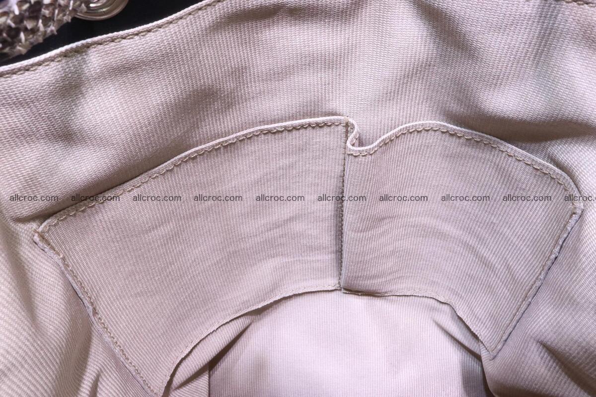 Cobra skin backpack with head of cobra 187 Foto 13