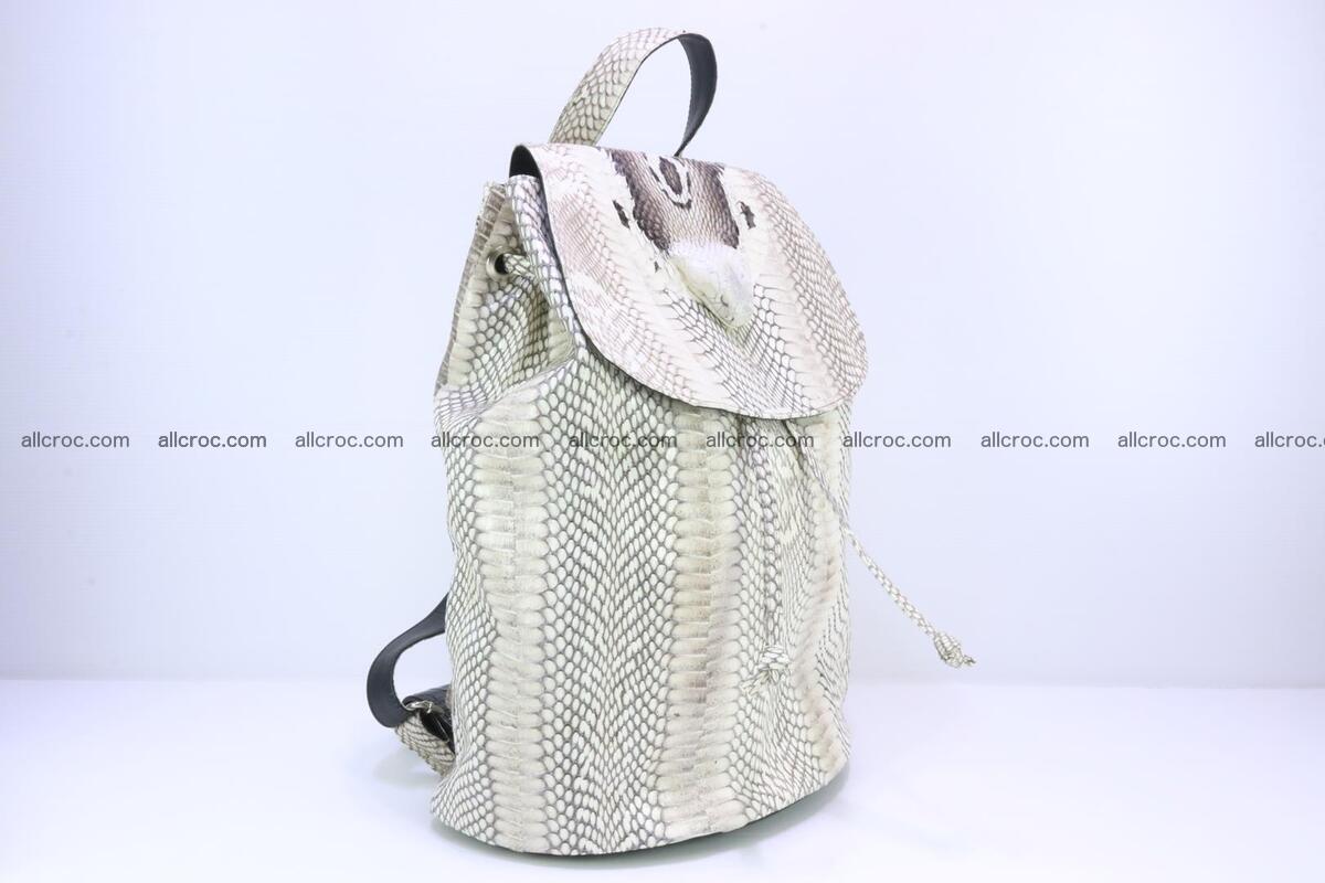 Cobra skin backpack with head of cobra 187 Foto 2