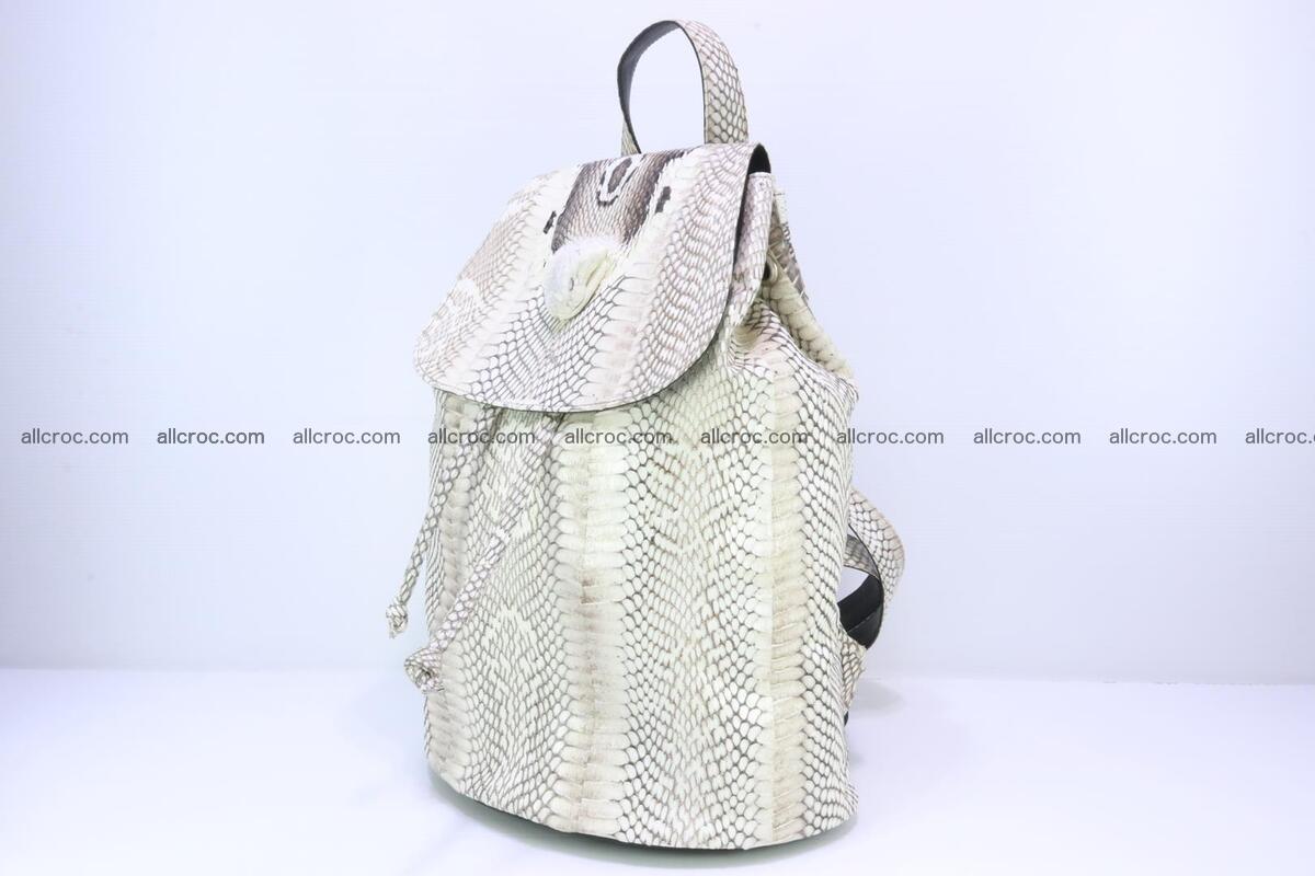 Cobra skin backpack with head of cobra 187 Foto 3