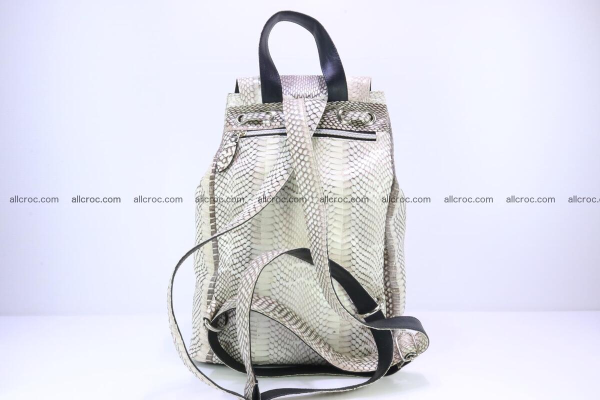 Cobra skin backpack with head of cobra 187 Foto 7