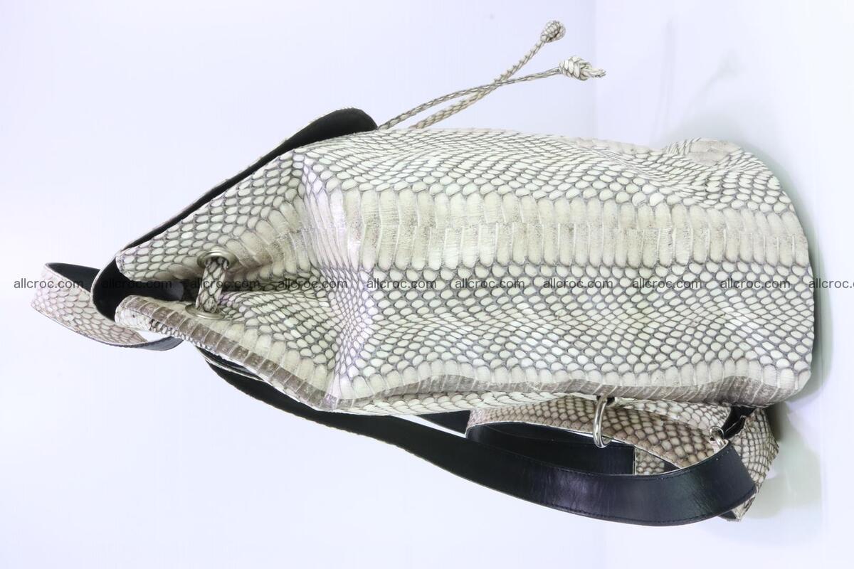Cobra skin backpack with head of cobra 187 Foto 6