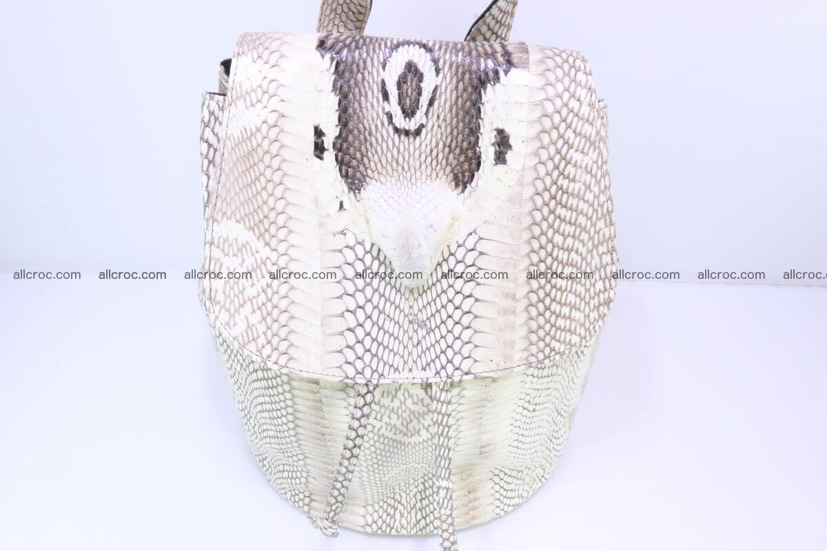 Cobra skin backpack with head of cobra 187 Foto 1