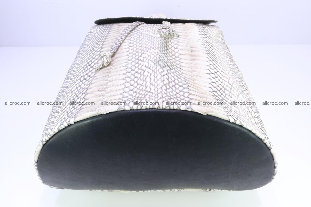 Cobra skin backpack with head of cobra 187 Foto 10