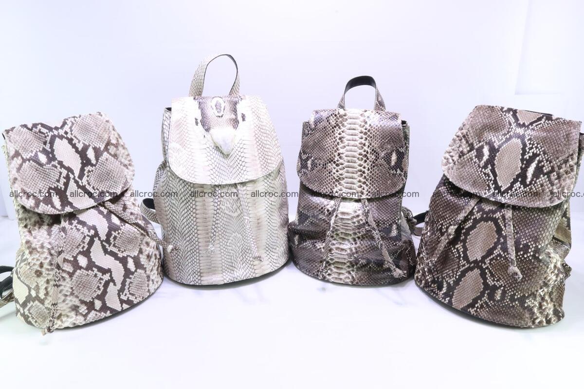 Cobra skin backpack with head of cobra 187 Foto 11