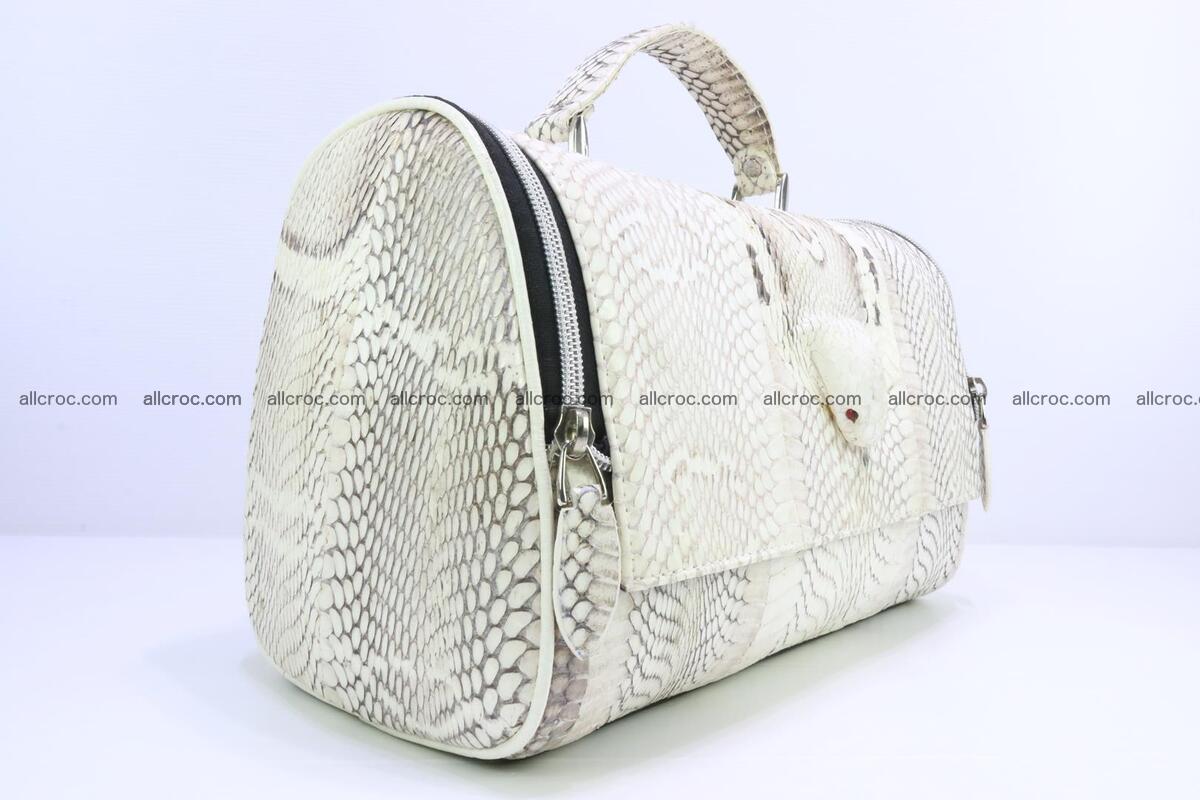 Cobra skin ladies handbag with head of cobra 195 Foto 1