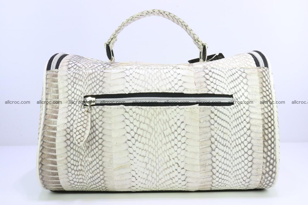 Cobra skin ladies handbag with head of cobra 195 Foto 3