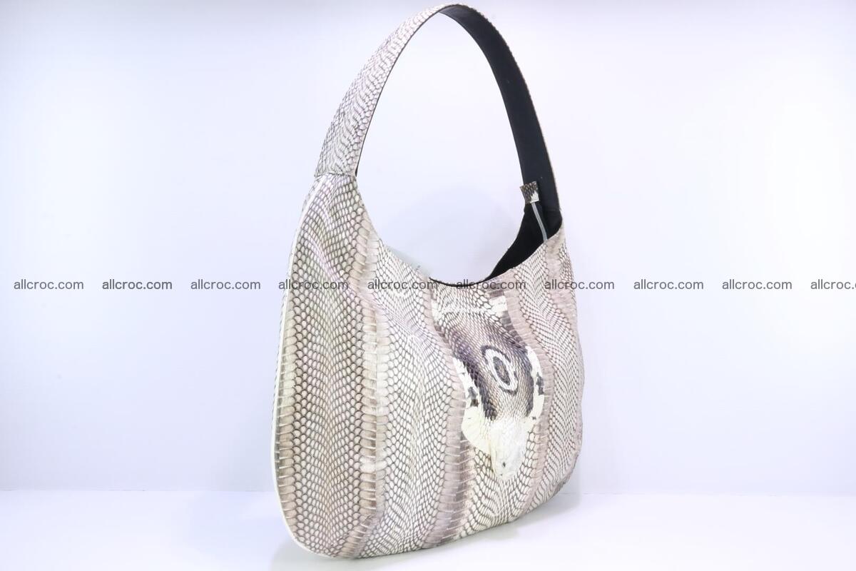 Cobra skin ladies handbag with head of cobra 194 Foto 1