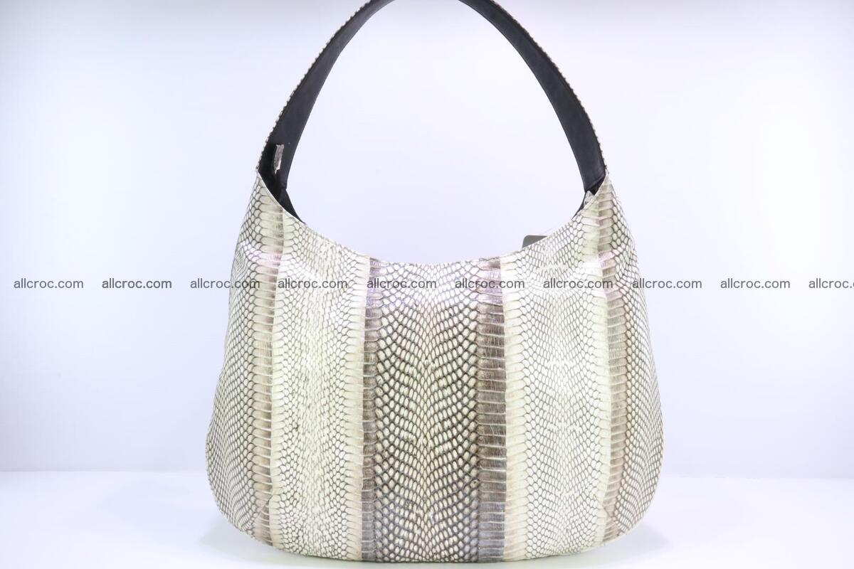 Cobra skin ladies handbag with head of cobra 194 Foto 6