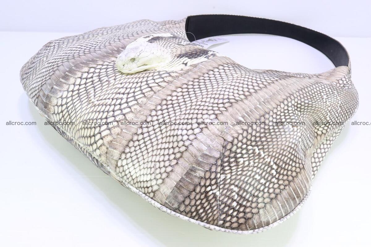 Cobra skin ladies handbag with head of cobra 194 Foto 13