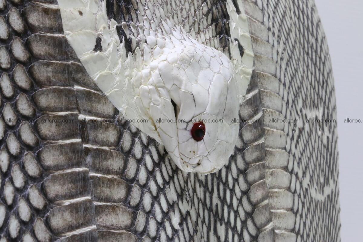 Cobra skin ladies handbag with head of cobra 193 Foto 1