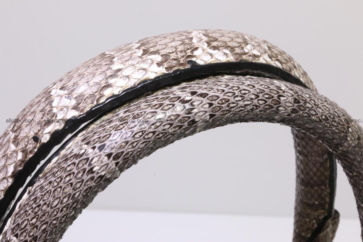 Cobra skin ladies handbag with head of cobra 193 Foto 13