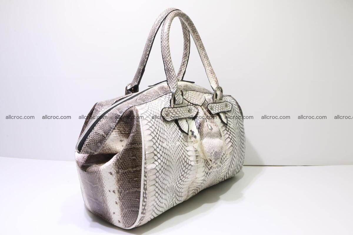Cobra skin ladies handbag with head of cobra 192 Foto 1
