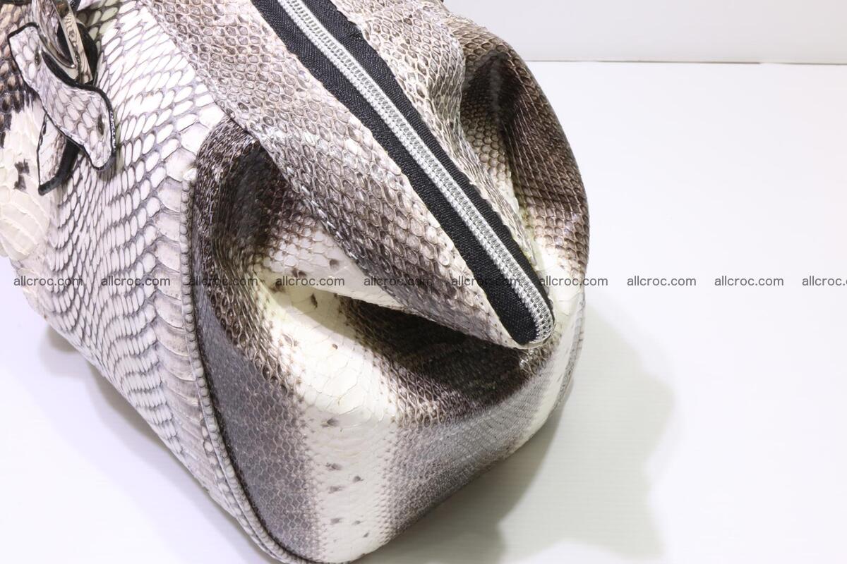 Cobra skin ladies handbag with head of cobra 192 Foto 6