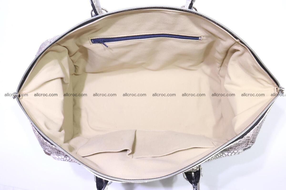 Cobra skin ladies handbag with head of cobra 192 Foto 12