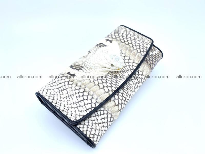 Cobra skin long wallet 1093