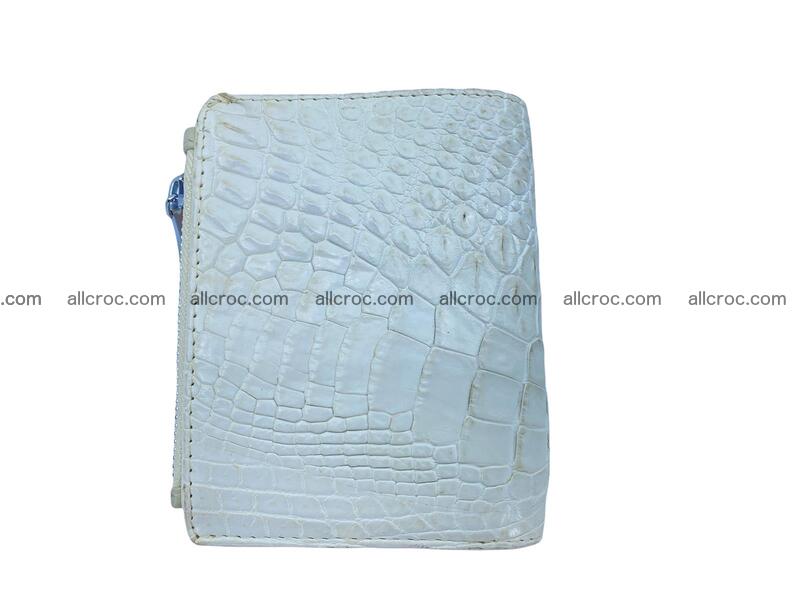 Vertical crocodile skin wallet 1713