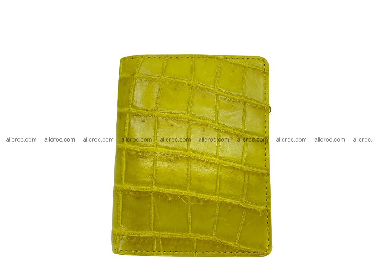 Vertical crocodile skin wallet 1723 Foto 3