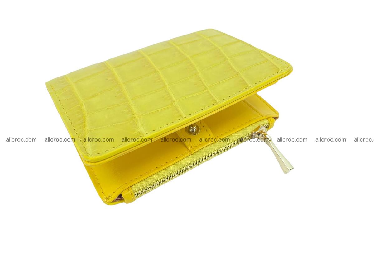 Vertical crocodile skin wallet 1723 Foto 0