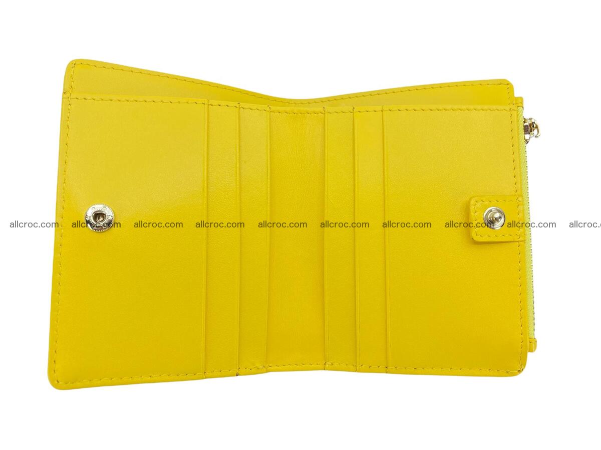 Vertical crocodile skin wallet 1723 Foto 6