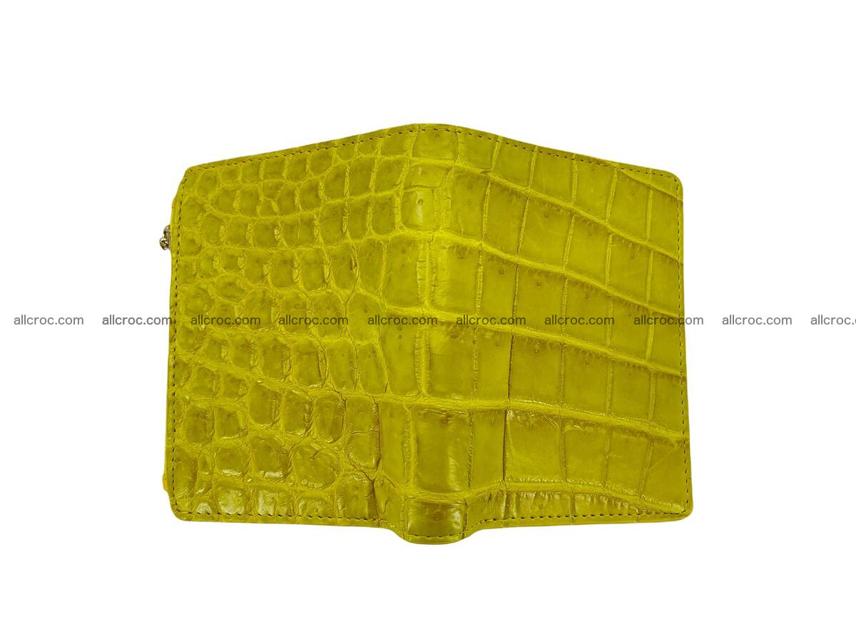 Vertical crocodile skin wallet 1723 Foto 5