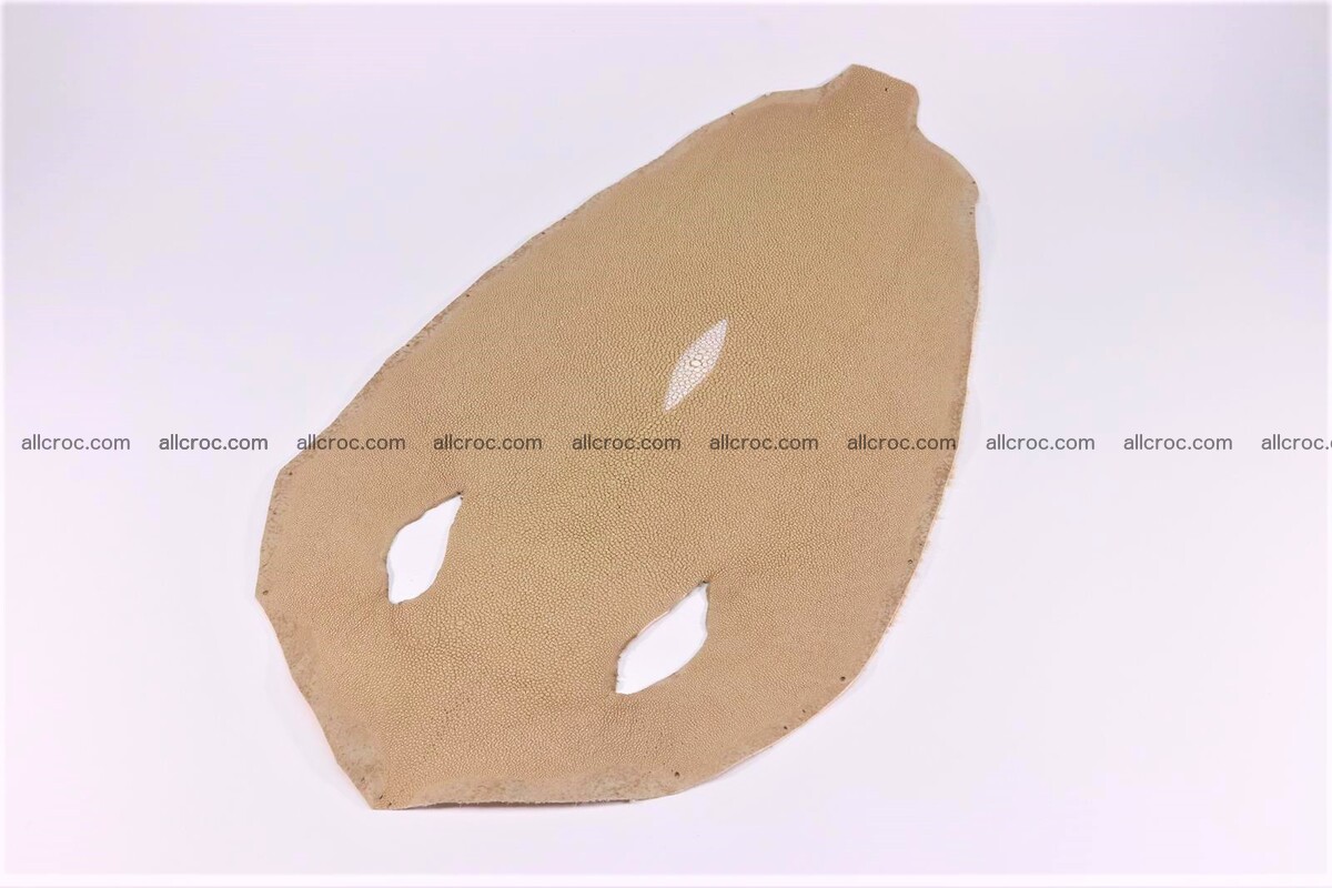 Stingray skin round shape 9 inches 1270 Foto 0