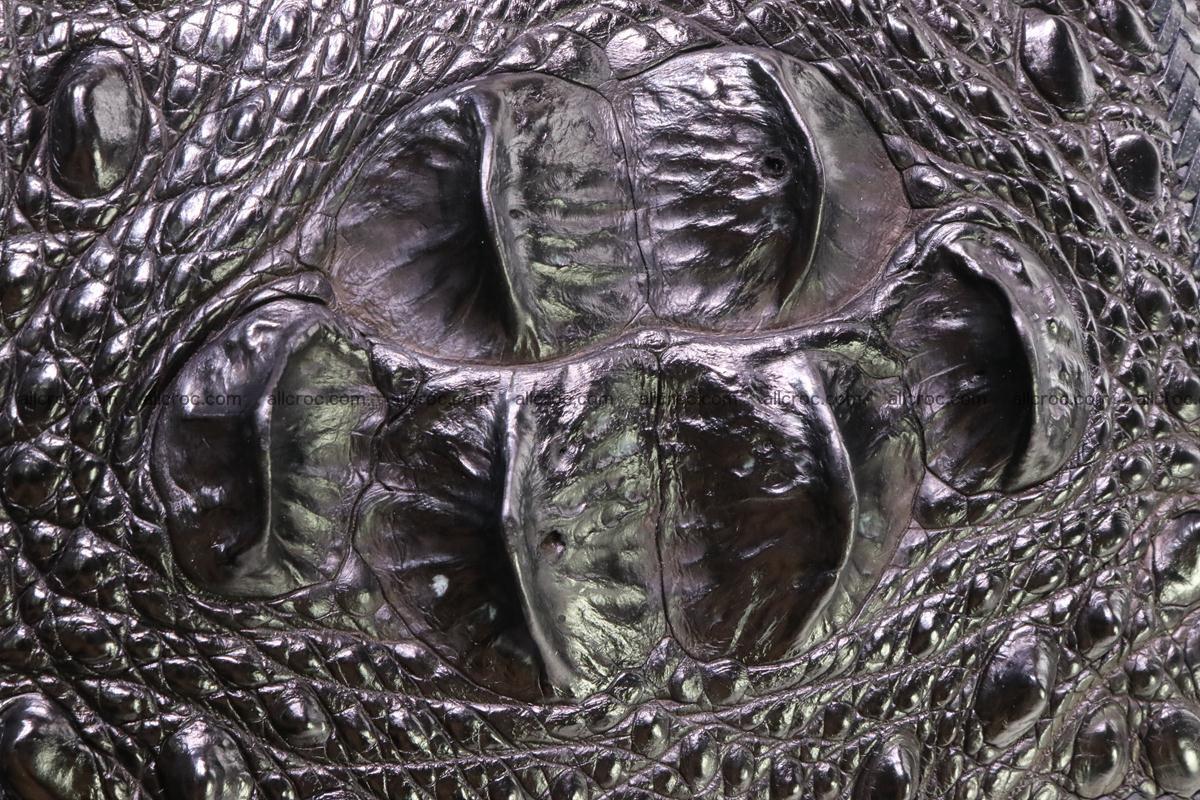 Hand braided crocodile skin briefcase 286 Foto 6
