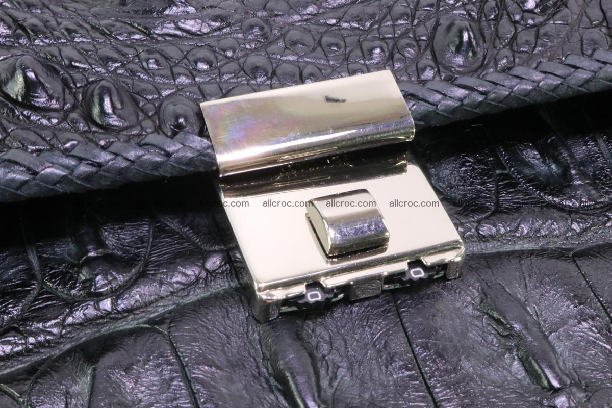 Hand braided crocodile skin briefcase 286 Foto 7