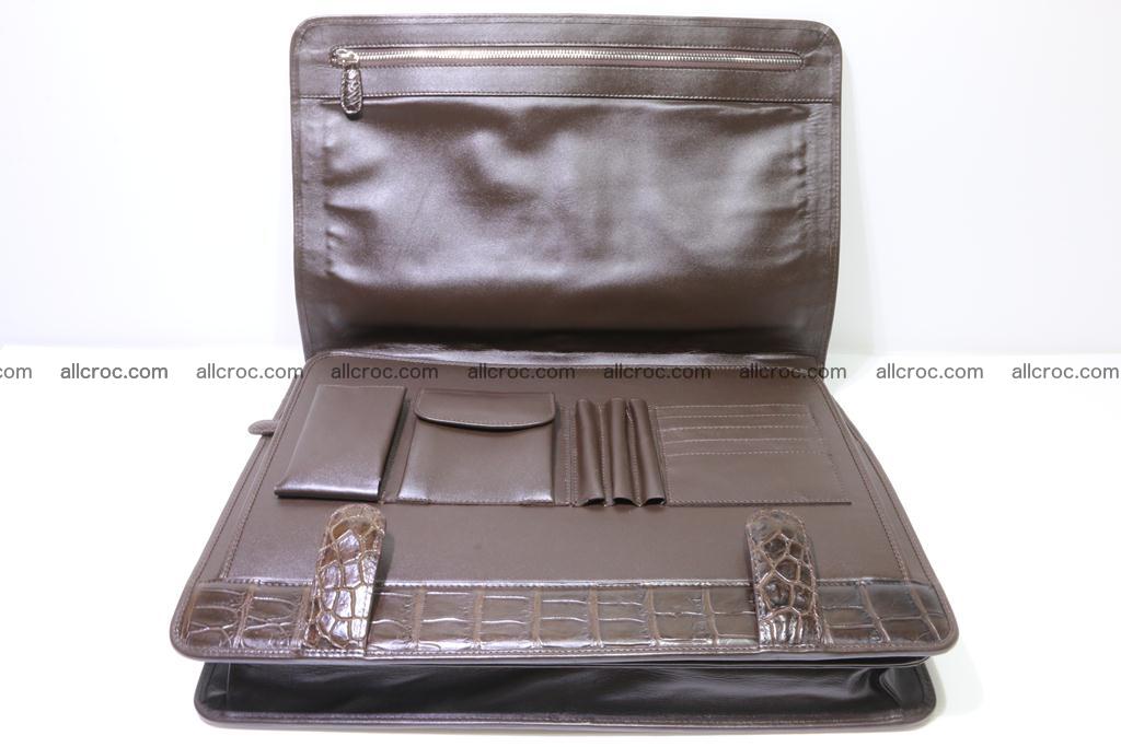 Crocodile skin briefcase 295 Foto 19