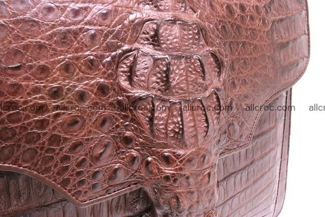 Crocodile skin briefcase with crocodile head 289 Foto 10