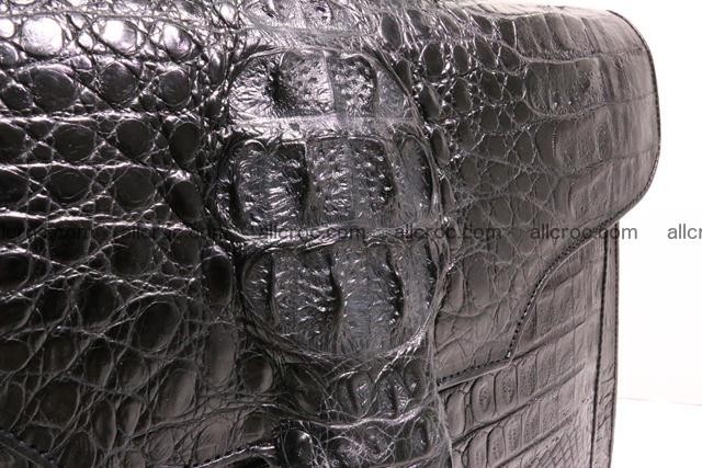 Crocodile skin briefcase with crocodile head 290 Foto 6