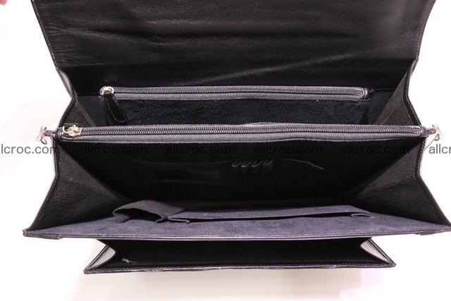Crocodile skin briefcase with crocodile head 290 Foto 16