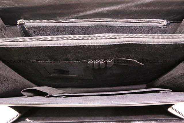 Crocodile skin briefcase with crocodile head 290 Foto 13