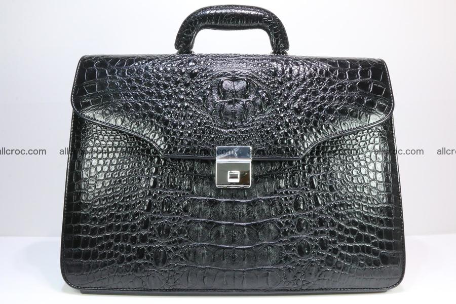 Crocodile briefcase