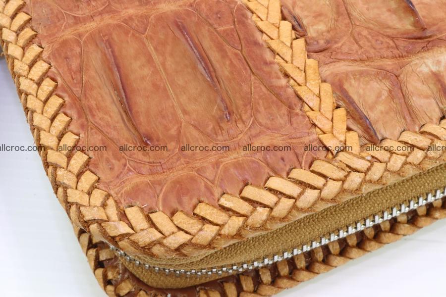 Crocodile clutch for men from genuine hornback crocodile leather 157
