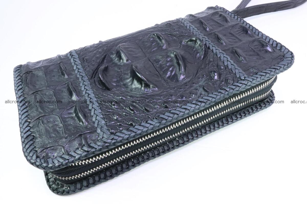 Crocodile clutch for men from genuine hornback crocodile leather 160 Foto 0