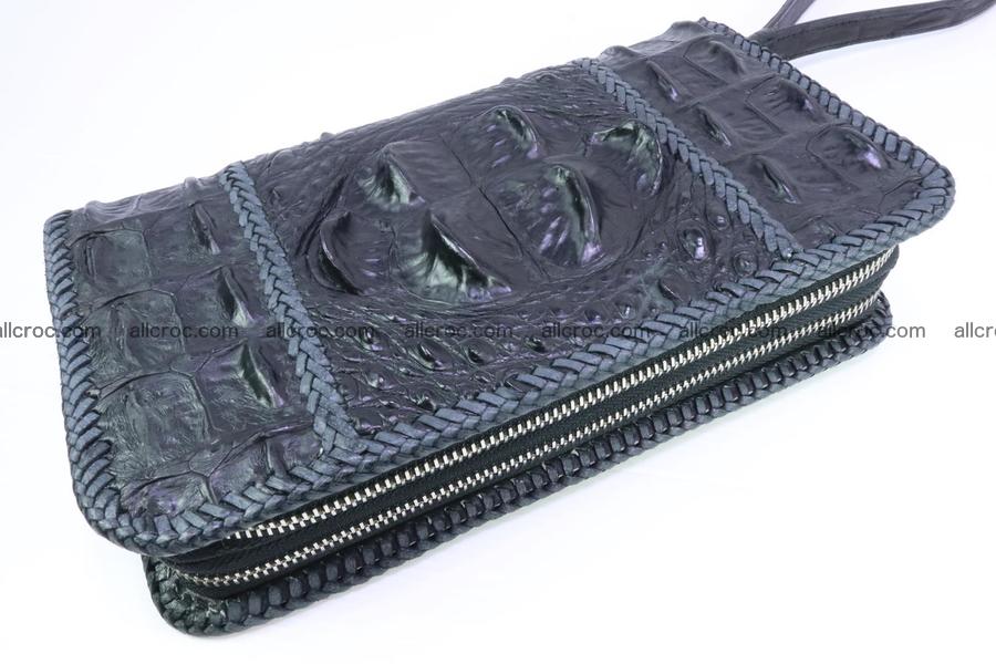 Crocodile clutch for men from genuine hornback crocodile leather 160