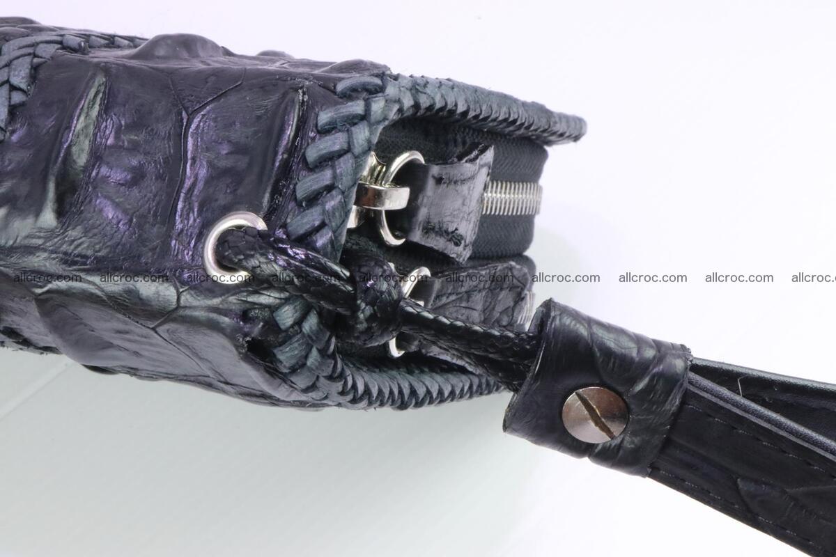 Crocodile clutch for men from genuine hornback crocodile leather 160 Foto 5
