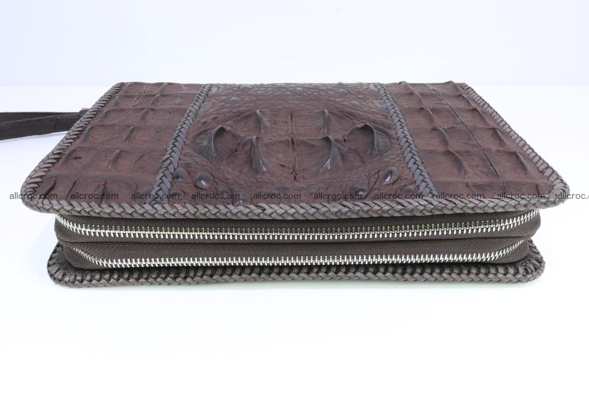 Crocodile clutch for men from genuine hornback crocodile leather 163 Foto 2