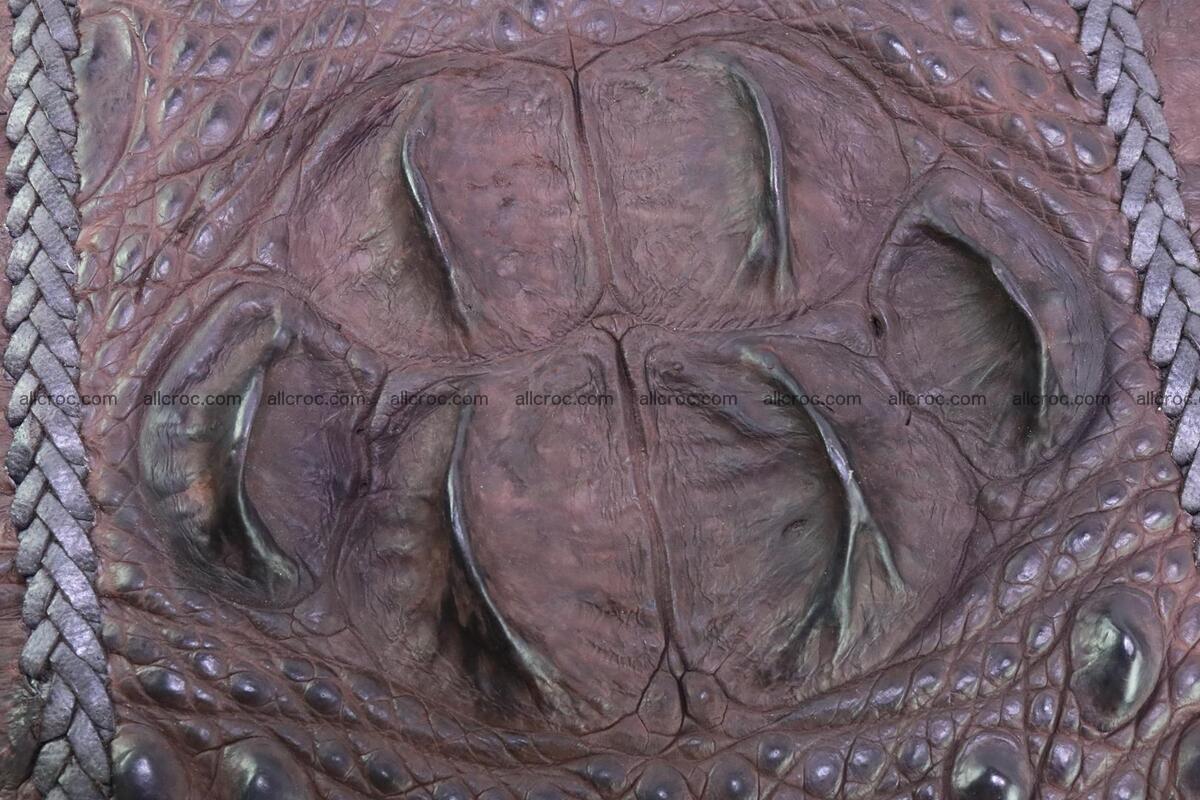 Crocodile clutch for men from genuine hornback crocodile leather 163 Foto 3