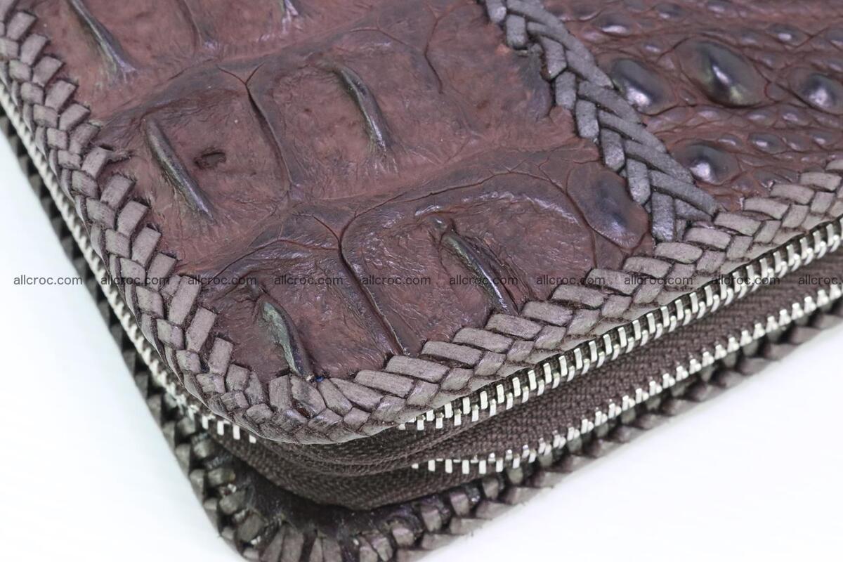 Crocodile clutch for men from genuine hornback crocodile leather 163 Foto 5