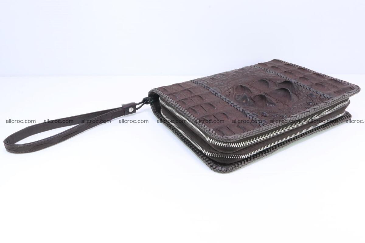 Crocodile clutch for men from genuine hornback crocodile leather 163 Foto 6