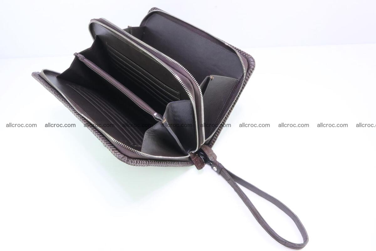 Crocodile clutch for men from genuine hornback crocodile leather 163 Foto 8