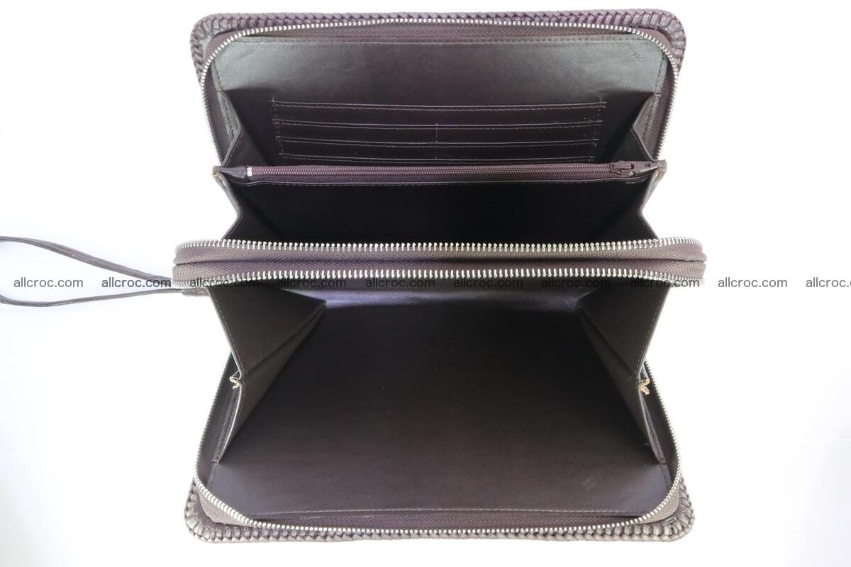 Crocodile clutch for men from genuine hornback crocodile leather 163 Foto 9